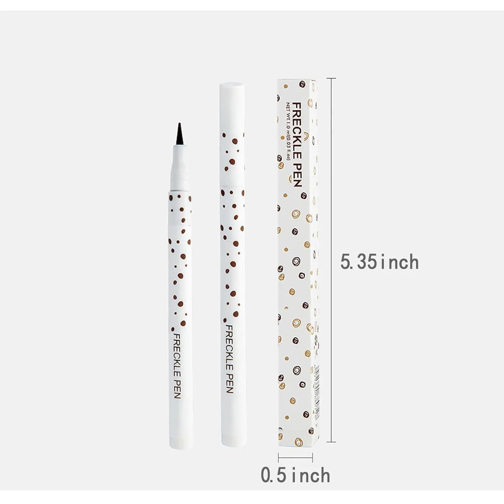 Dark brown freckle pen cosmetic marker for natural-looking waterproof freckles on face and body