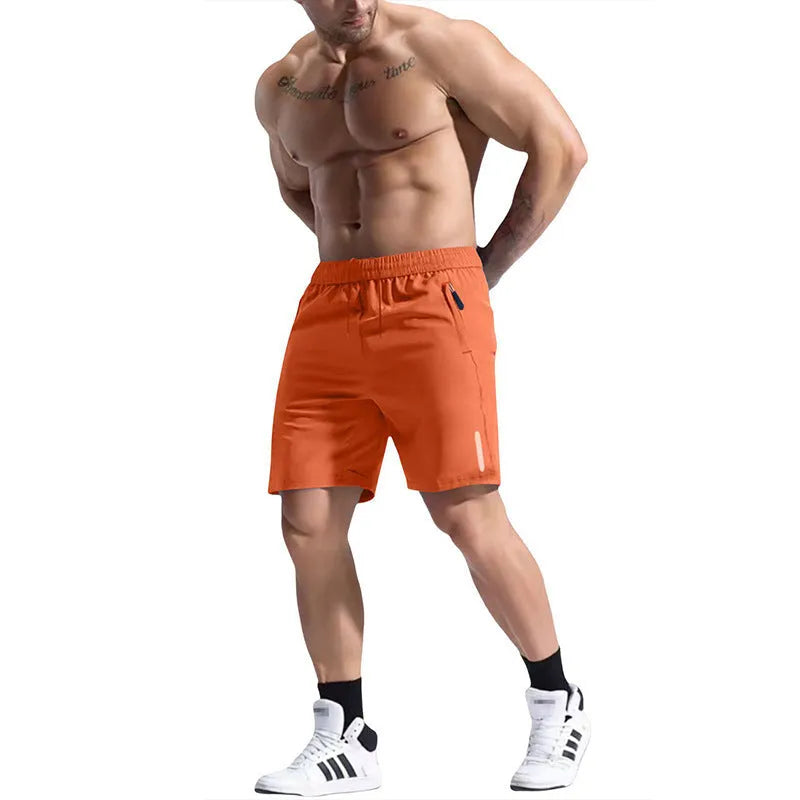 Men's bamboo fibre sports shorts with elastic drawstring waist in nine colour options