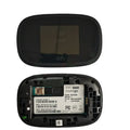 Black portable 4G wireless router with dual-core processor for mobile internet connectivity