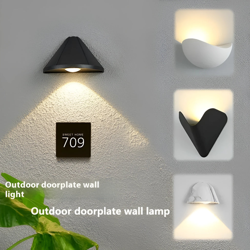 Black Bird's Nest design aluminium alloy LED courtyard lamp with IP65 waterproof rating for outdoor and bedroom use.