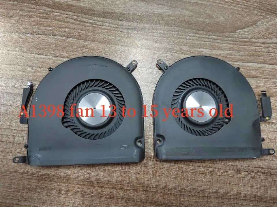 A1398 MacBook Pro laptop replacement cooling fan for internal repair