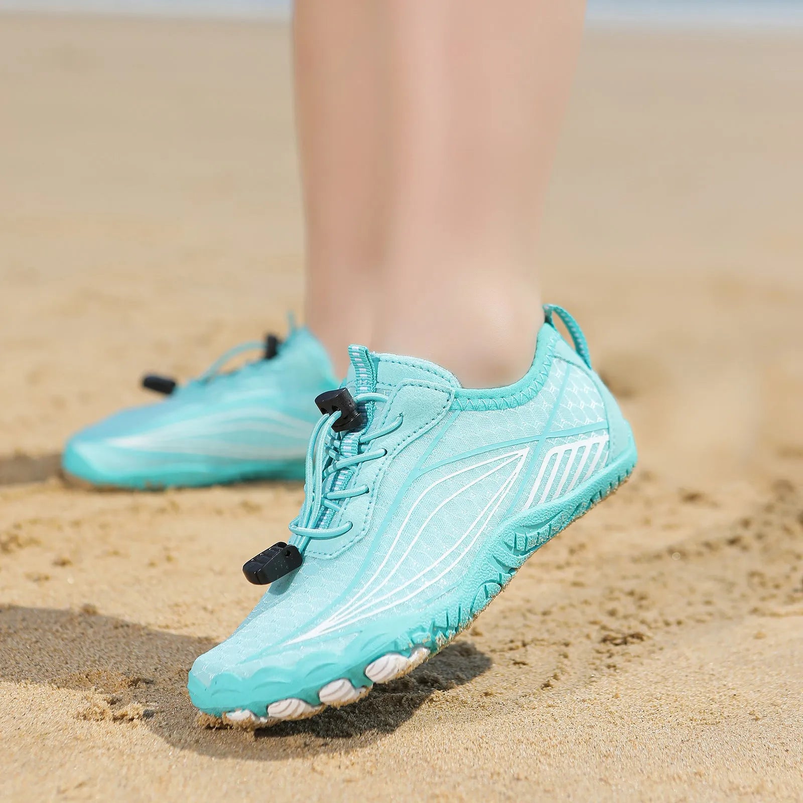 Children's quick-drying wading shoes with non-slip rubber soles for beach sports in multiple colour options
