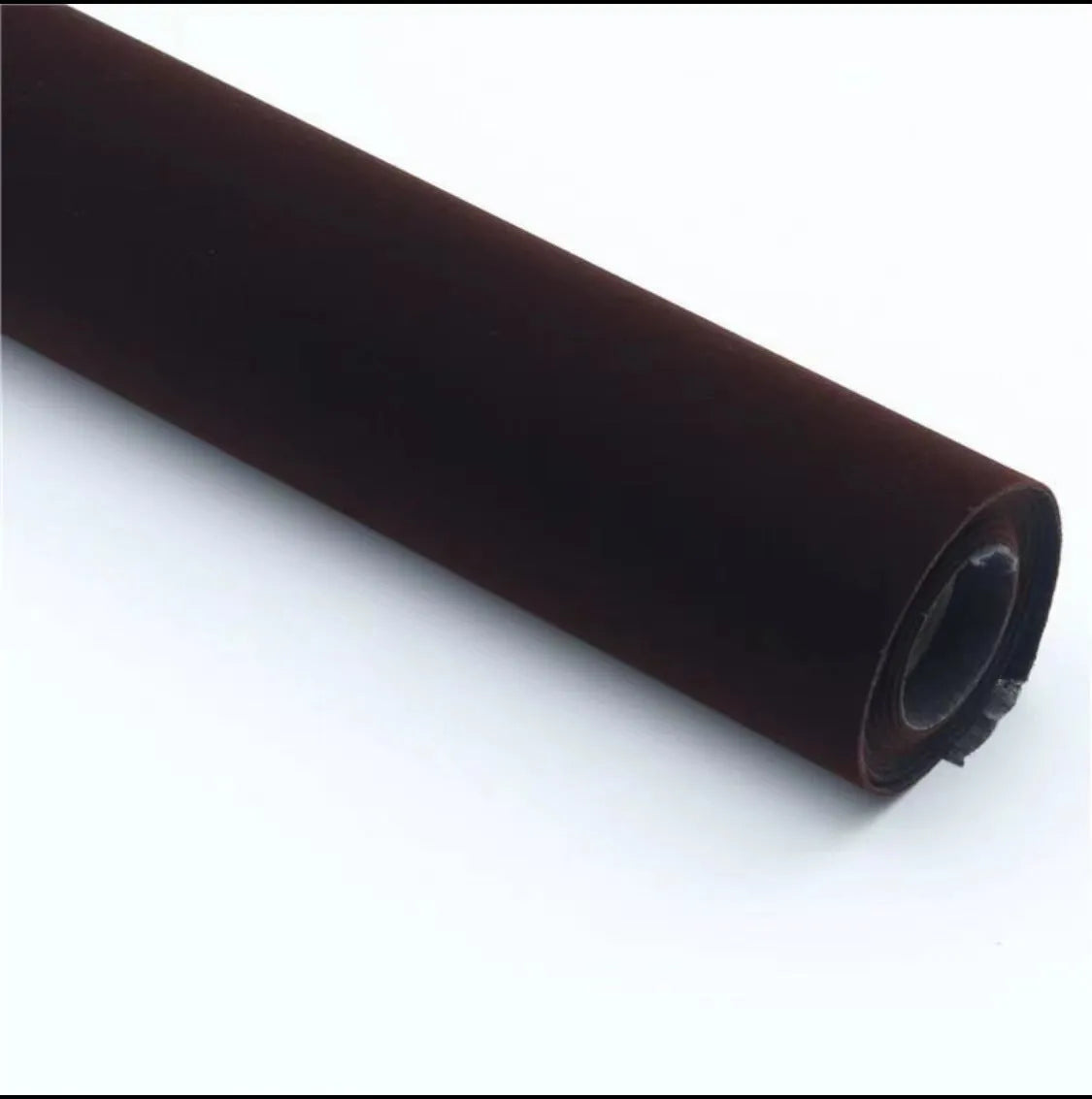 Self-adhesive leather suede sheet showing texture and colour options for DIY projects