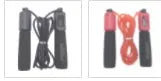 A 3-metre long skipping rope with foam handles, shown in one of 14 available colour options.