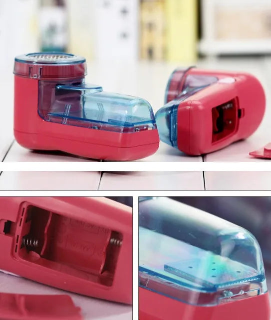 Portable electric lint remover for clothing with compact 11cm design