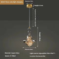Modern glass chandelier droplight with adjustable suspension cord