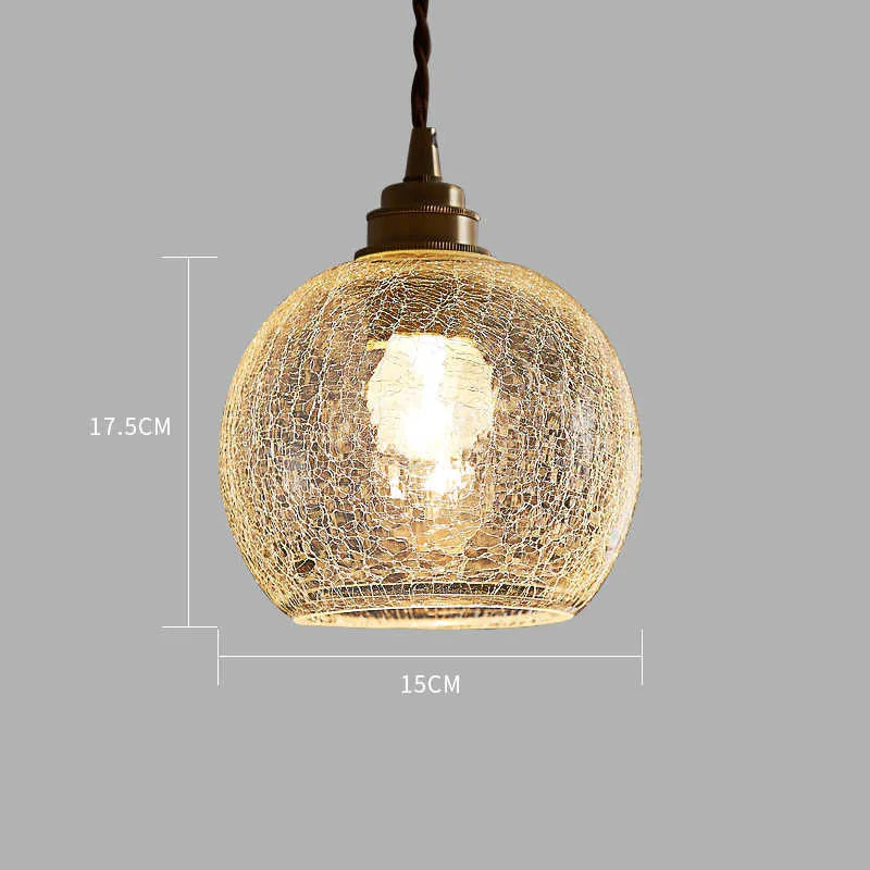 Brass chandelier with glass ball shades measuring 17.5cm wide, showing electroplated copper construction