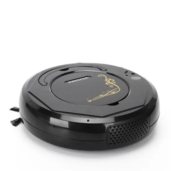 Smart floor sweeping robot vacuum cleaner in blue, black, or white colour options