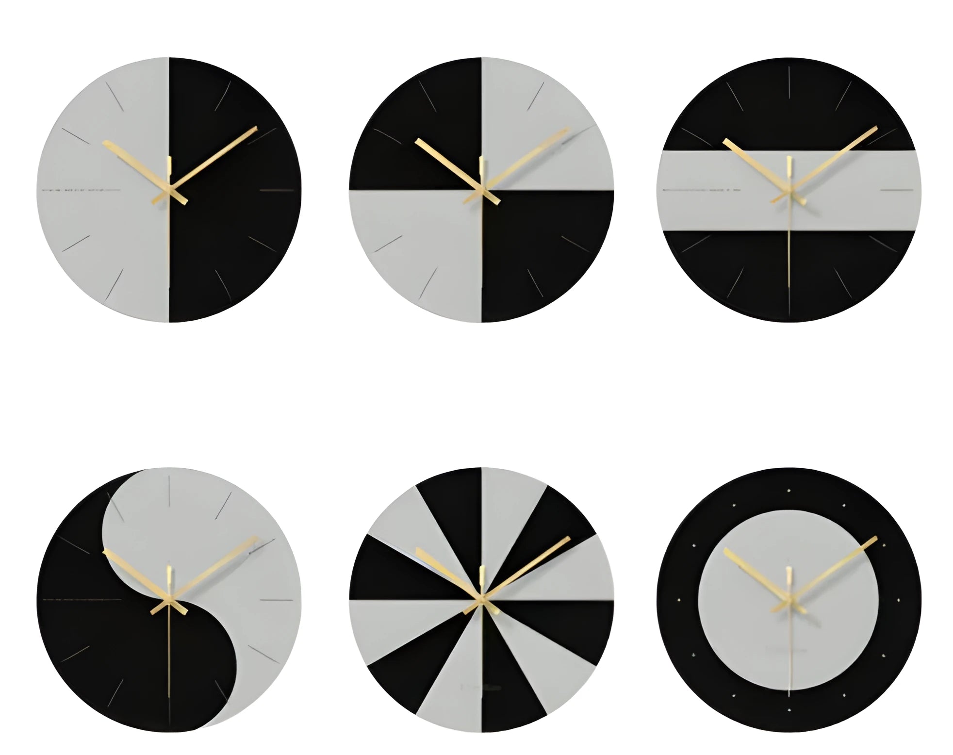 Minimalist transparent tempered glass wall clock, 29.5cm diameter, with silent movement on a white wall.