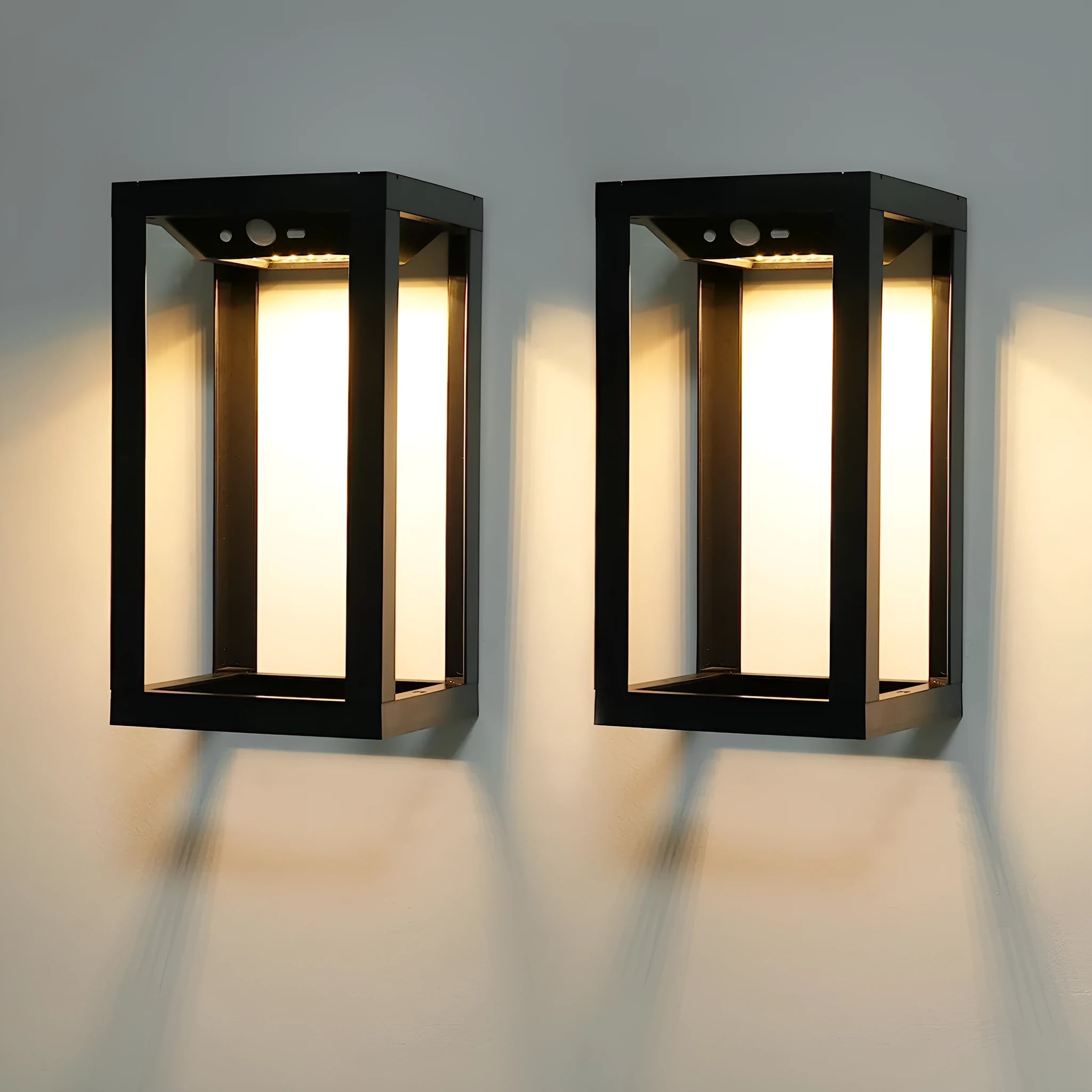 Modern Chinese design solar outdoor wall lamp with IP65 waterproof rating for garden installation