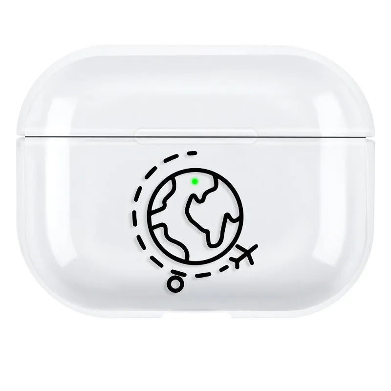 Simple solid colour PC protective shell case for AirPods Pro 3rd Generation charging case.