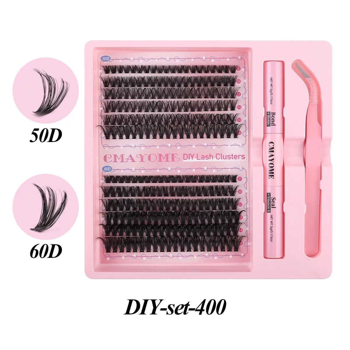 DIY single cluster false eyelashes individual artificial fibre lashes for custom volume