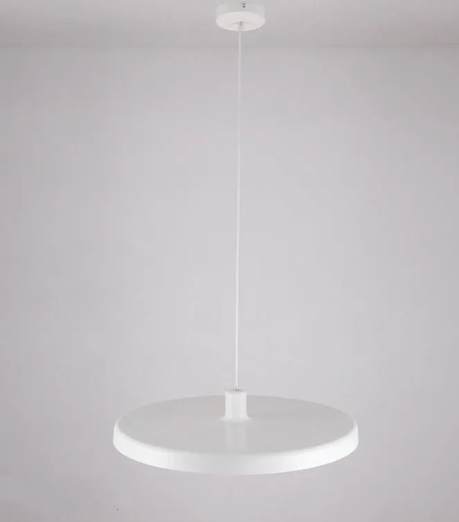 Aluminium alloy restaurant chandelier in black or white with three diameter size options