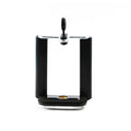 Black plastic U Clip mobile phone holder bracket for mounting on pipes and poles