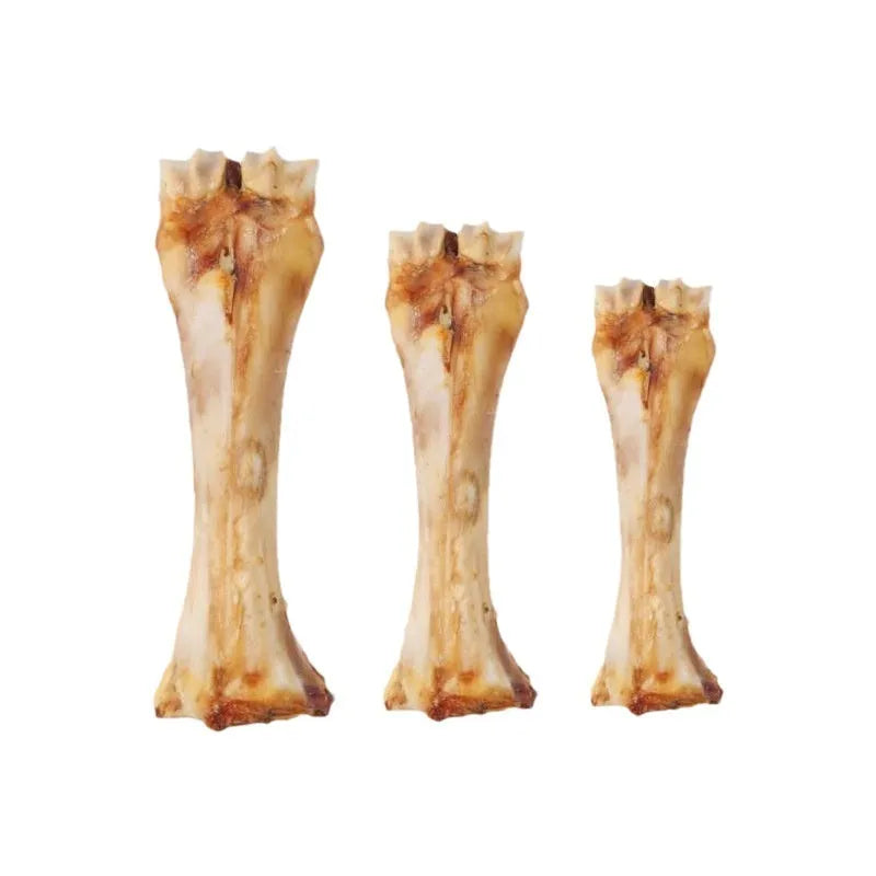 Large size pet molar rod chew toy for dogs with roasted ox bone flavour for dental cleaning and training