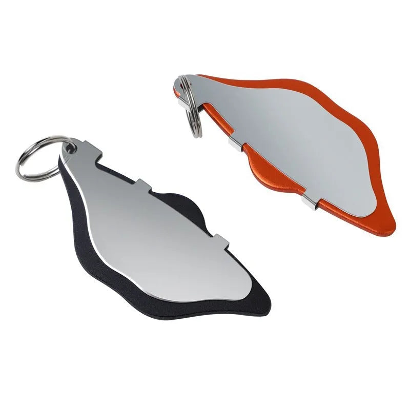 Mountain bike disc brake linings in black and orange colour options