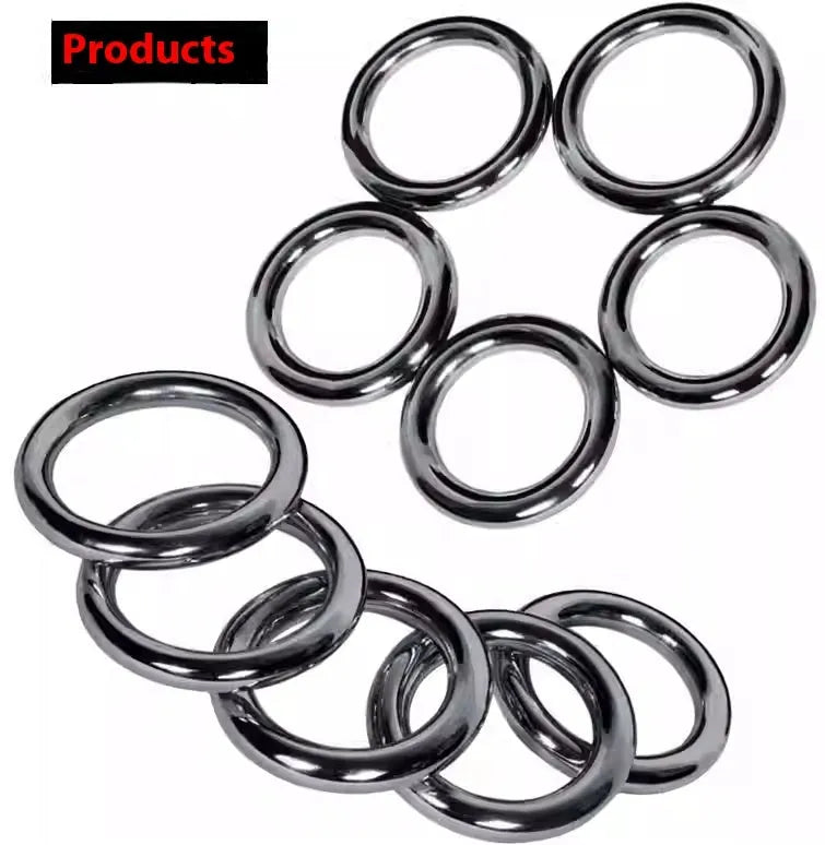 Carbon steel Wing Chun training ring with electroplated finish in three size options