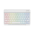 10-inch Bluetooth keyboard with colourful backlit lighting for tablets and mobile phones