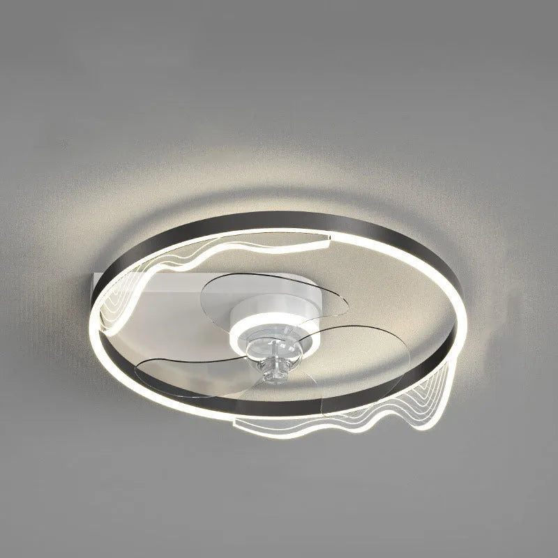 Simple modern Nordic-style tieyi ceiling lamp with iron body and integrated LED light.