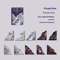 Creative DIY bookmark and notepad stationery set in six colour options on light paper