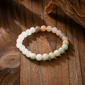 Vintage tassel bohemian style long necklace with geometric stone beads and matching bracelet