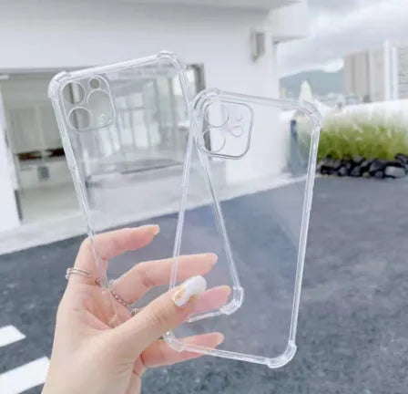 Mirrored back protective TPU case for iPhone on a table