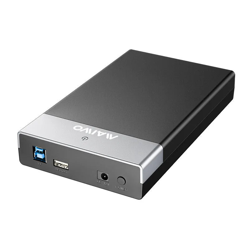 USB 3.0 hard disk enclosure for 3.5-inch SATA drives with slide cover design in multiple colour options