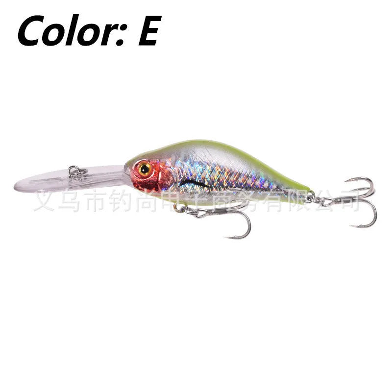Little Fat Man Mino deep diving fishing lure measuring 10.5cm in various colour options
