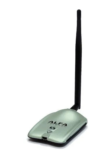 Alfa NIC wireless USB network adapter in shallow army green