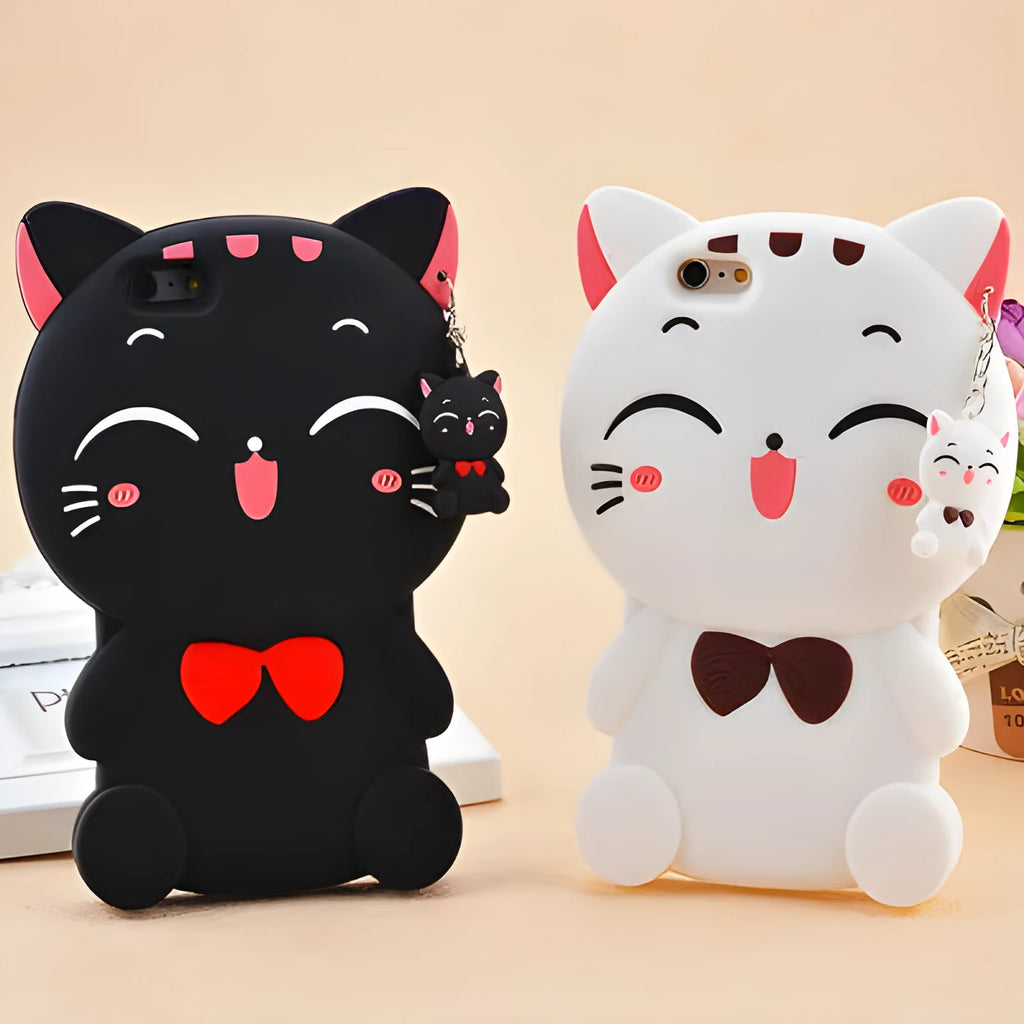 Soft silicone mobile phone shell case showing edge-proof design for Samsung and iPhone models.