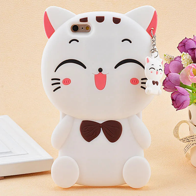 Soft silicone mobile phone shell case showing edge-proof design for Samsung and iPhone models.