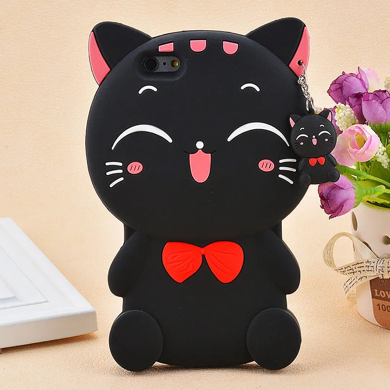 Soft silicone mobile phone shell case showing edge-proof design for Samsung and iPhone models.