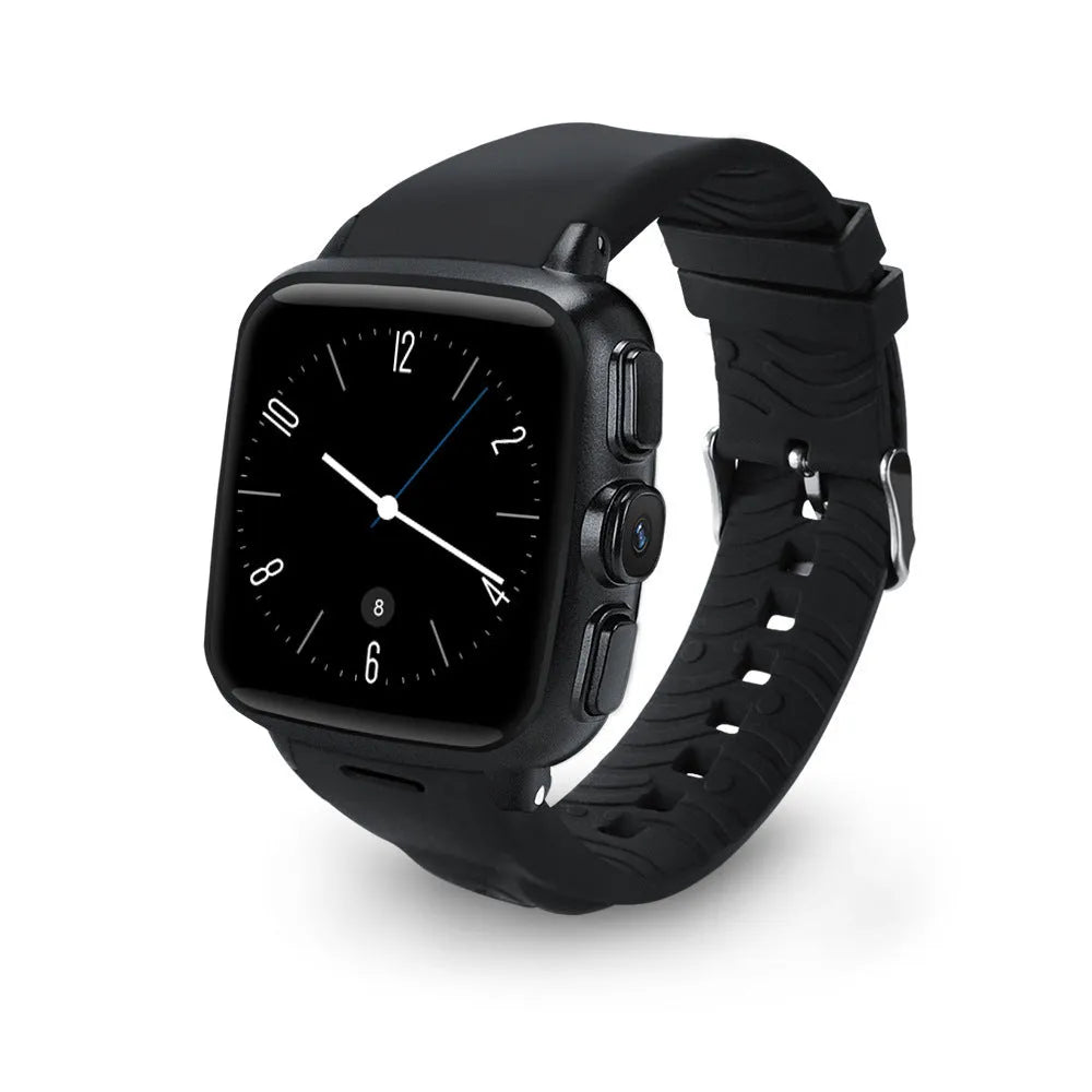Z01 Smart Watch in black or white with 1.54-inch HD touch screen and camera.