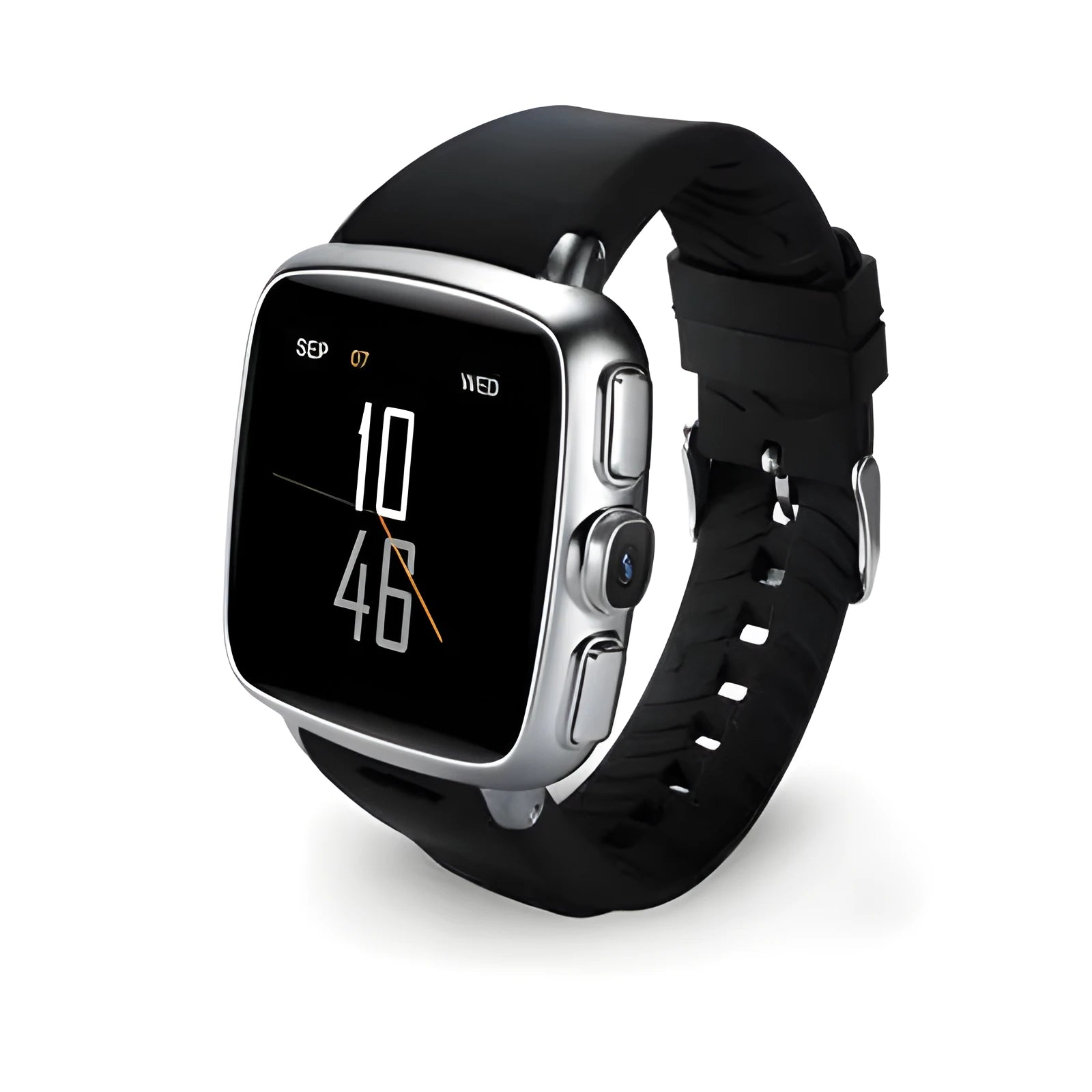 Z01 Smart Watch in black or white with 1.54-inch HD touch screen and camera.
