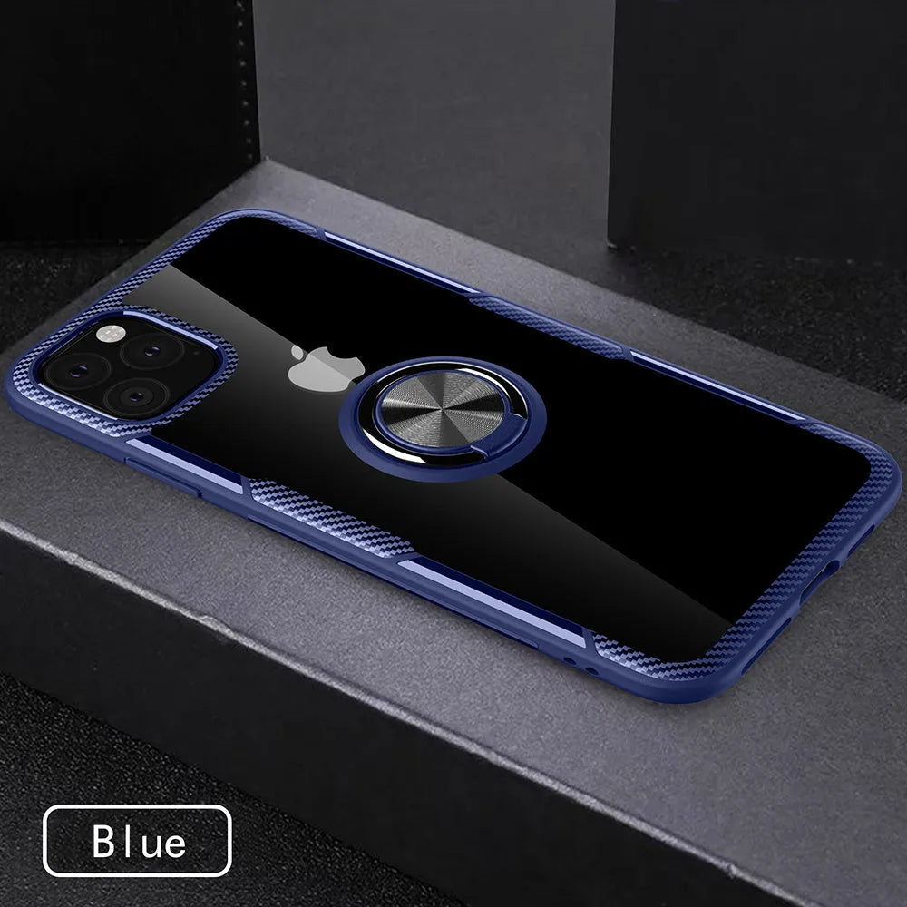 Slim black TPU and PU leather back cover case for iPhone 11 Pro Max