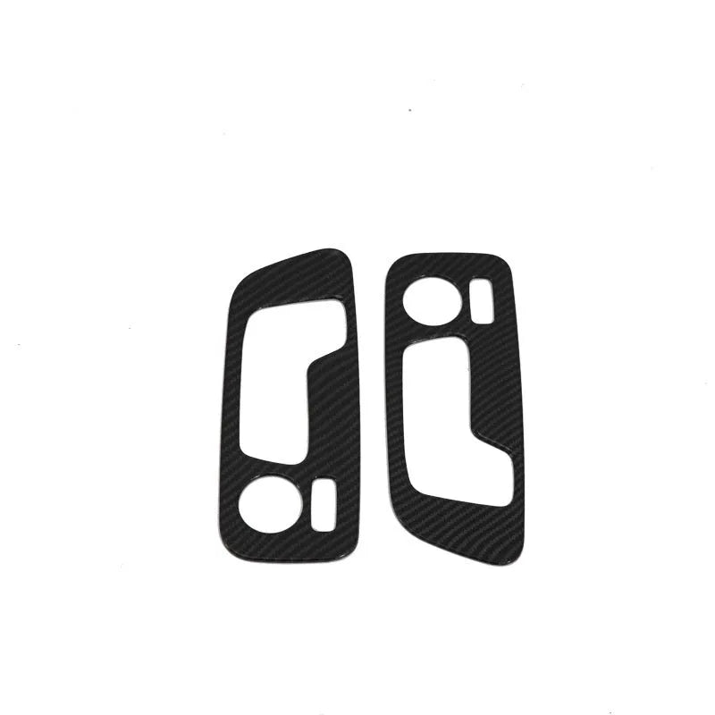 Black ABS centre console cup holder trim piece for 2019 BMW X5 interior