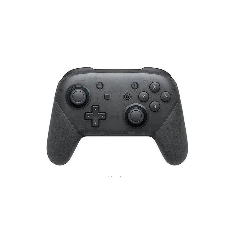 Wireless Bluetooth gamepad with vibration, available in black, white, red, and green colours.
