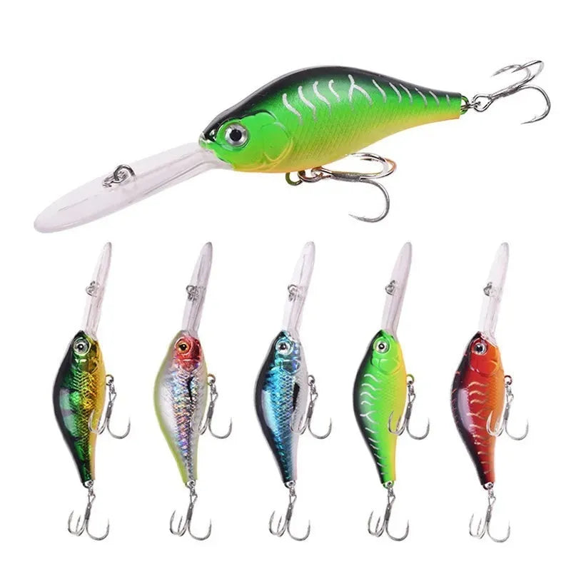 Little Fat Man Mino deep diving fishing lure measuring 10.5cm in various colour options