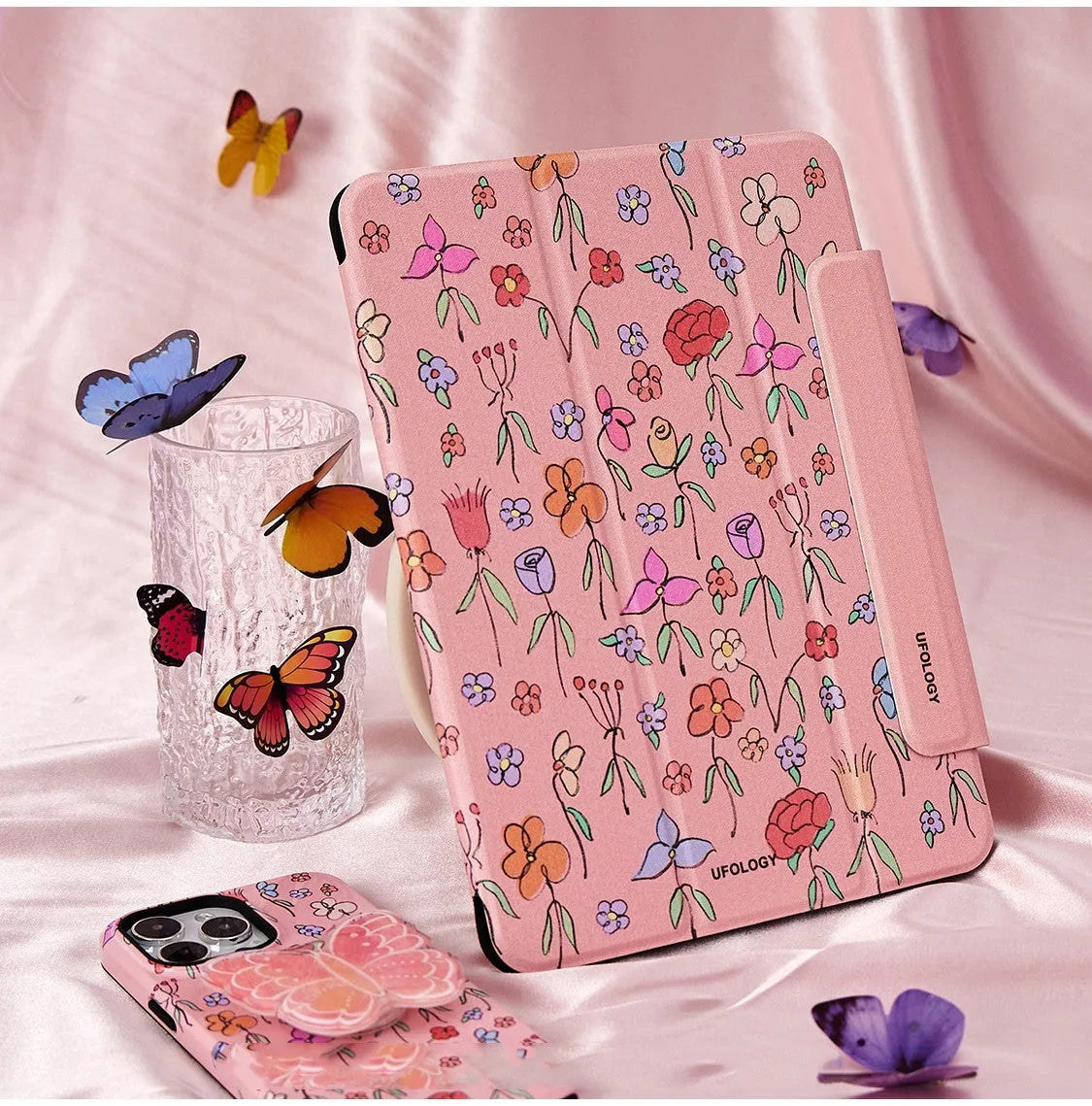 Magnetic flat protective sleeve for iPad Air 4 and iPad Air 5 tablets