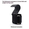 Second generation thickened 3.0 steel plate black one fitness training pull-up hook with rubber nylon buckle