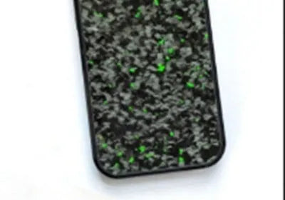 Forged carbon fibre Samsung Galaxy phone case in Forged Red colour on a compatible phone