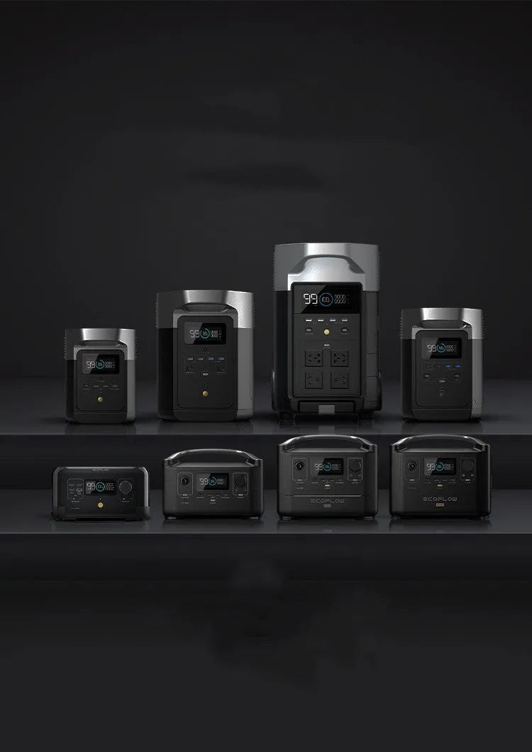 RIVER Pro 720Wh portable power station with multiple output ports on front panel
