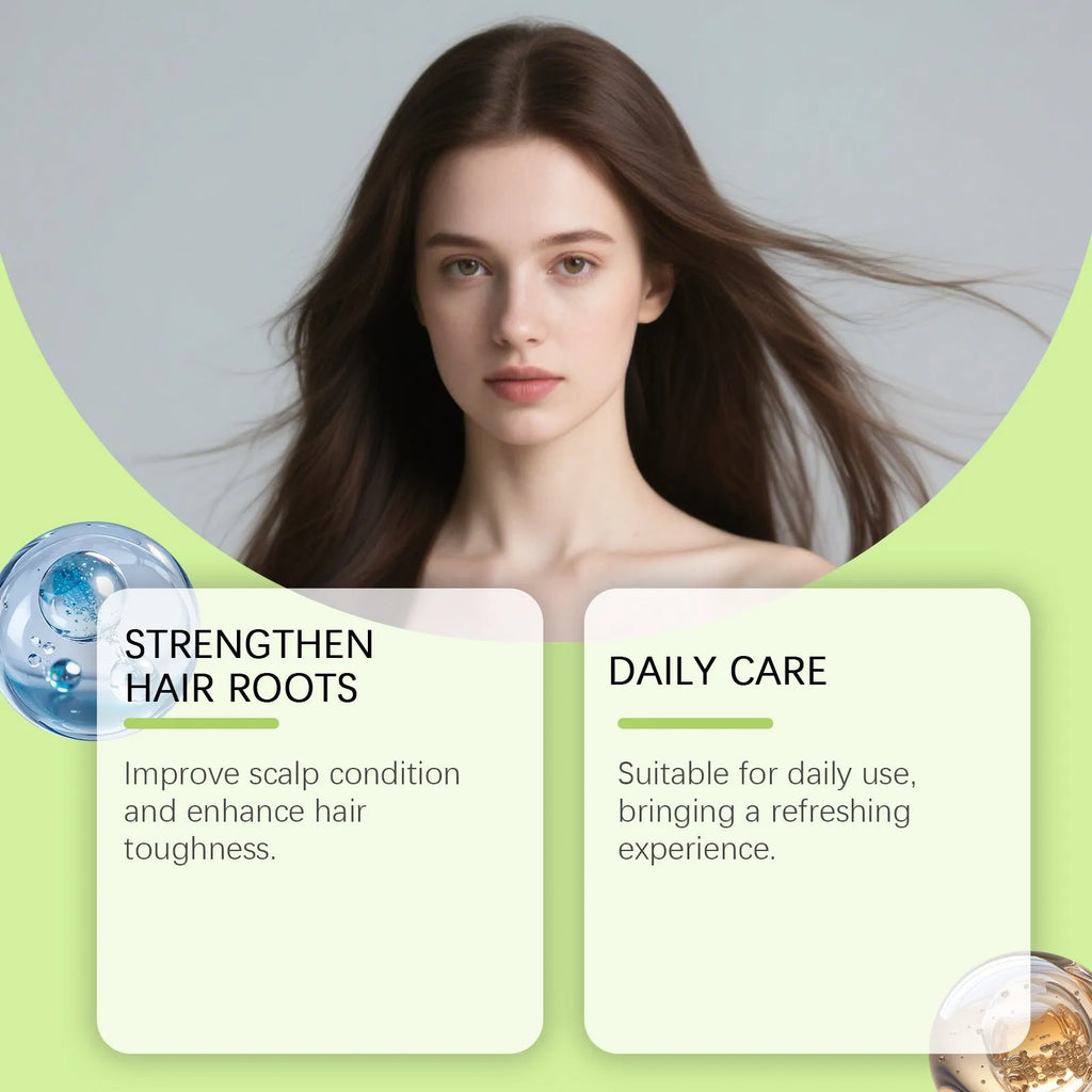 Hair Care Roller Nourishing And Caring Soft Hair Daily Care Solution Glass Bottle Essence 5ml Serum And Roller Set For Curly Hair Styling And Conditioning Treatment At Home