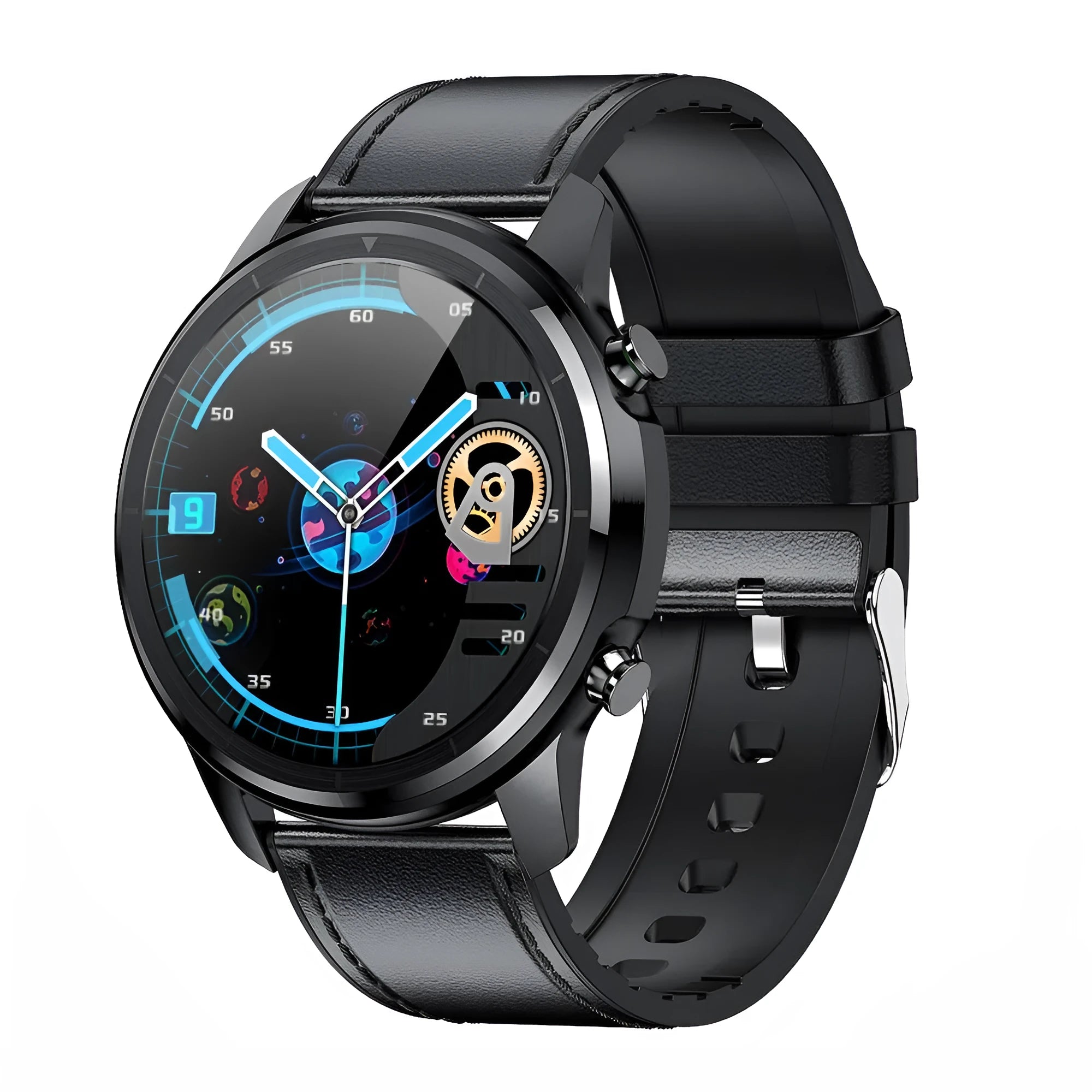 LEMFO LF26 smart fitness bracelet with 1.3-inch touch screen shown in Black colour