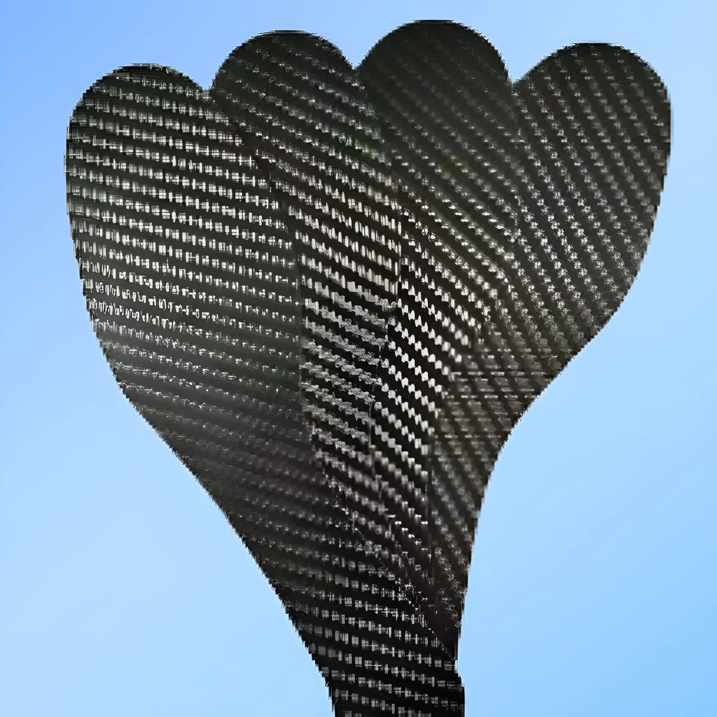 Black 3K carbon fibre running insoles for shock absorption in various sizes
