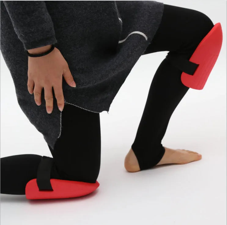EVA knee pads for garden work in black, green, yellow colour options