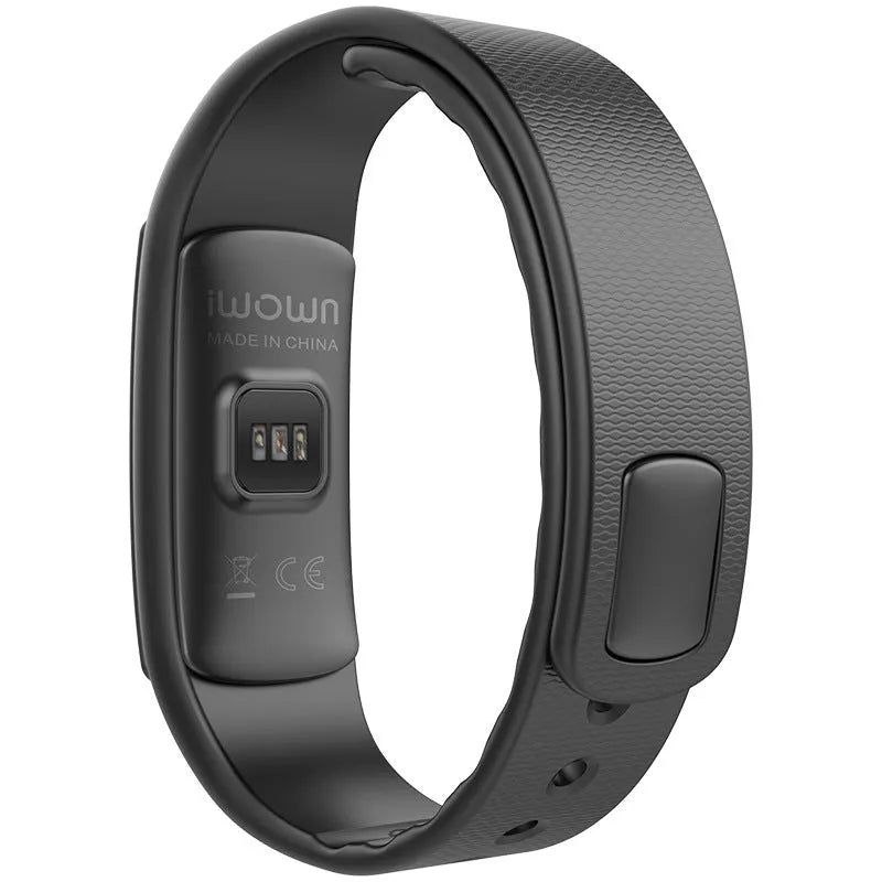 I6 smart sports bracelet with 0.96-inch display on wrist showing health metrics
