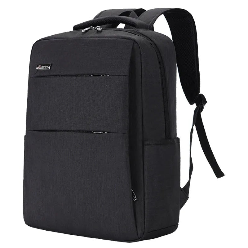Oxford cloth rechargeable backpack for 14-15.6 inch laptops with waterproof shockproof protection