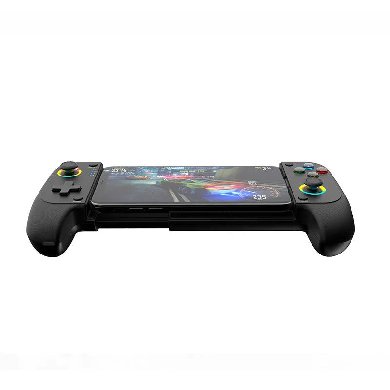 Bluetooth wireless stretching game controller for Android and iOS mobile phones with type-C charging
