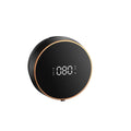 Black wall-mounted automatic sensor foam soap dispenser with USB charging port
